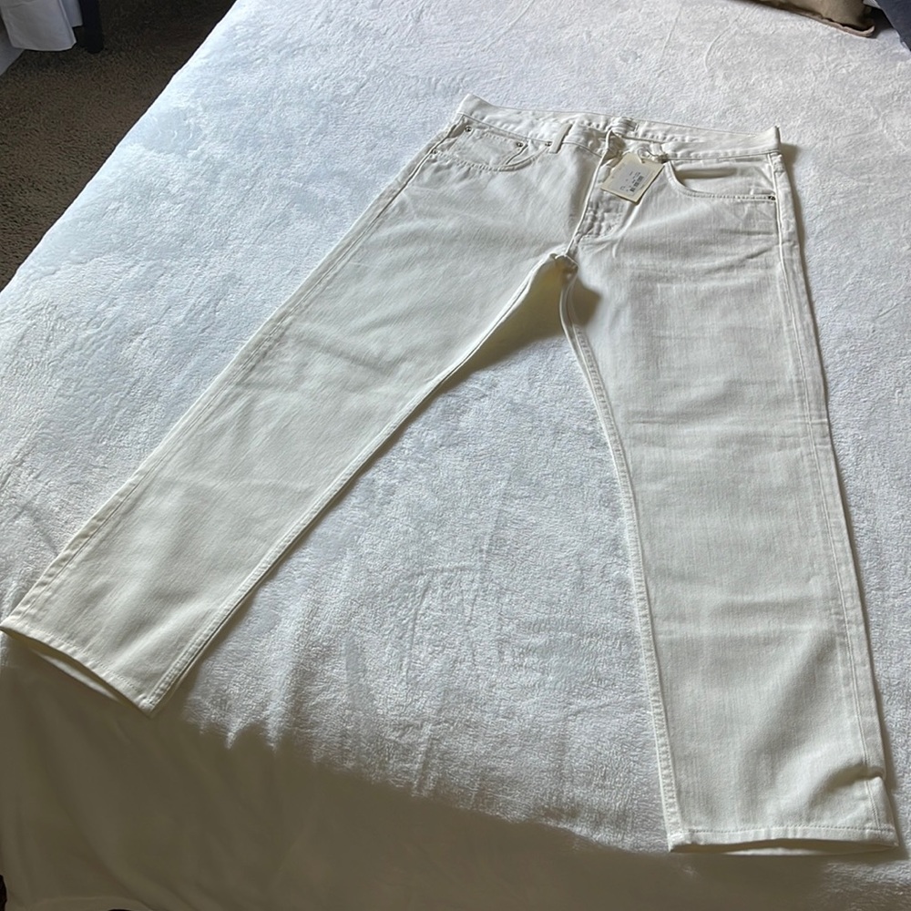GANT Jim Jean - White - 34x32 - New with tags